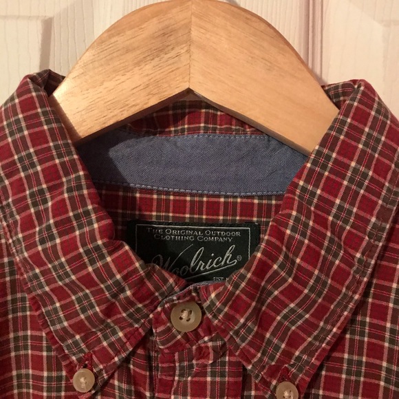 Woolrich Multicolor Plaid Long Sleeve Button Down Shirt Mens Large L - Picture 2 of 12